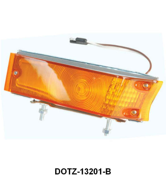 PARK LIGHT ASSEMBLY - 70-72 F-100/F-350 LH, WITH FoMoCo SCRIPT