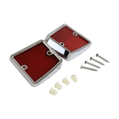 REFLECTORS BELOW TAIL LIGHT - 70-72 F-100/F-350, 70-77 BRONCO