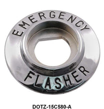 EMERGENCY FLASHER SWITCH DASH BEZEL - 70-72 F-100/F-350