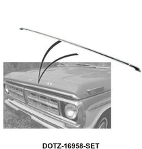 HOOD LIP MOLDING SET  - 70-72 F-100/F-350