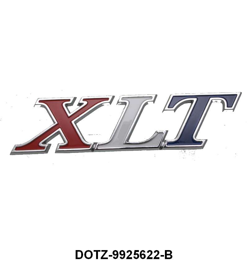 BED SIDE EMBLEM - 70-22 F-100/F-350 "XLT"