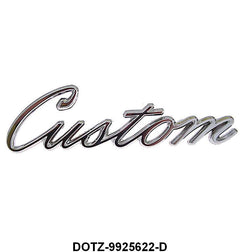 BED SIDE EMBLEM - 70-72 F-100/F-350  "CUSTOM"
