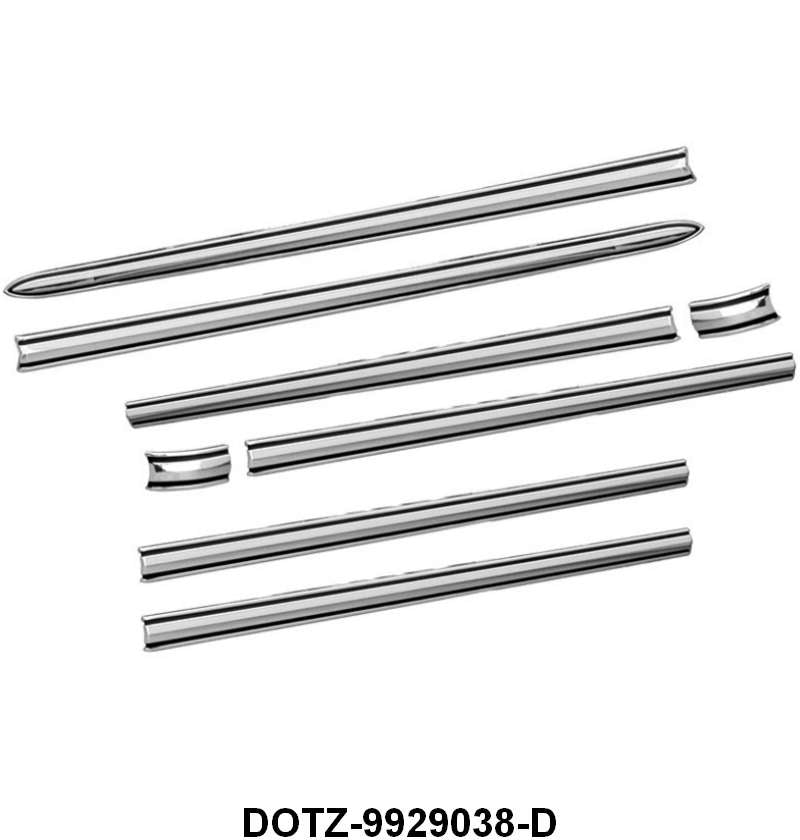 UPPER BODY SIDE MOLDING KIT - 70-72 F-100/F-350 1-1/2" LONG BED 8 PIECES