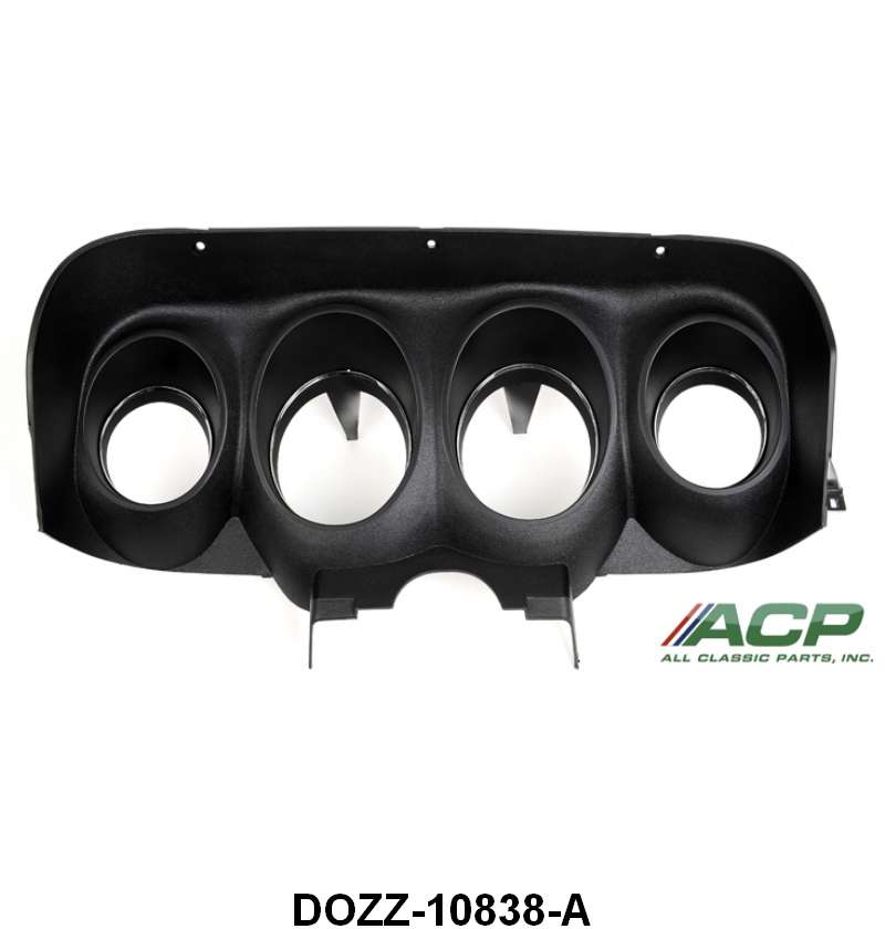 INSTRUMENT BEZEL - 70 MUSTANG BLACK