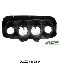 INSTRUMENT BEZEL - 70 MUSTANG BLACK