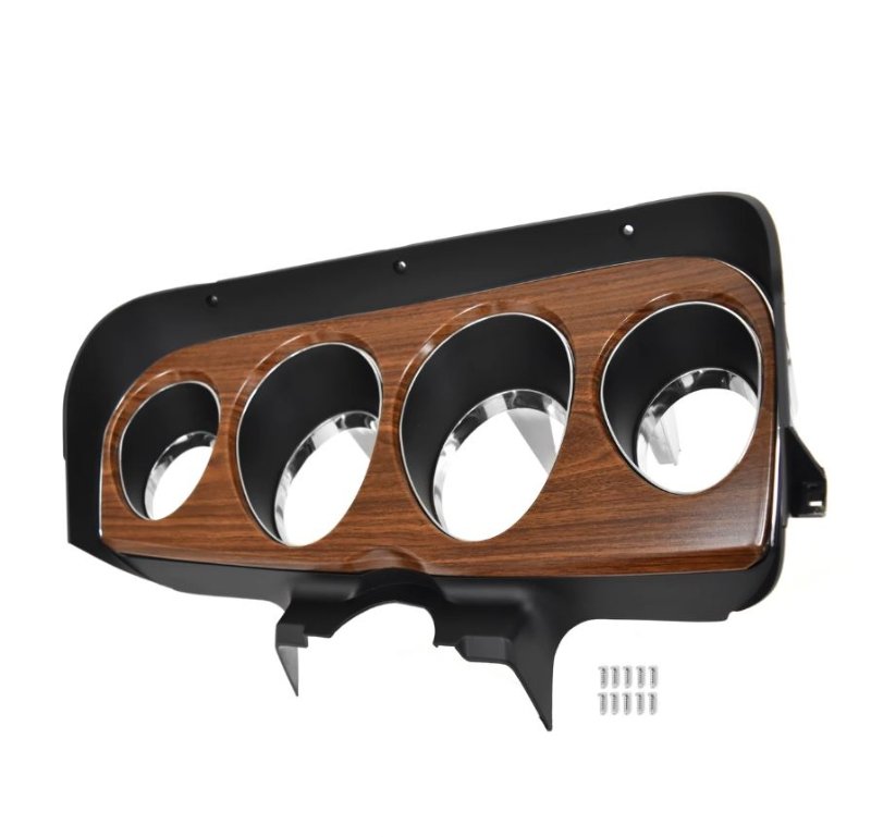 INSTRUMENT BEZEL - 70 MUSTANG WOODGRAIN