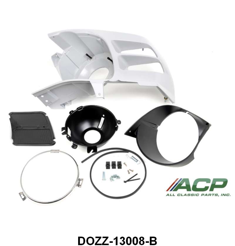 HEADLIGHT BUCKET ASSEMBLY - 70 MUSTANG LEFT HAND