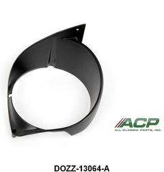 HEADLIGHT DOOR/BEZEL - 70 MUSTANG RH BLACK