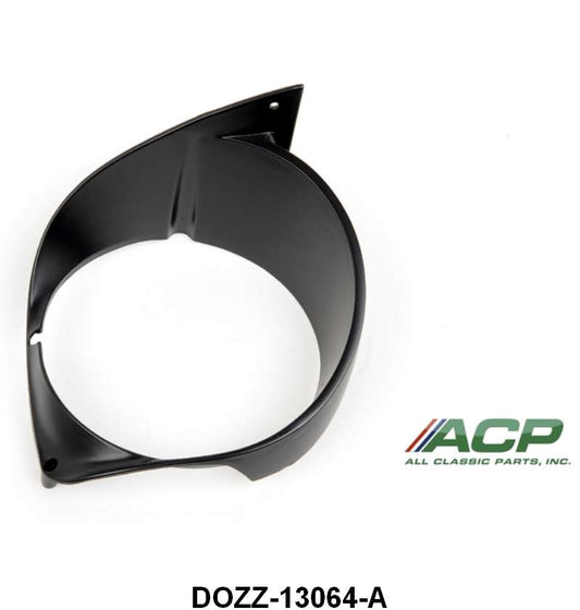 HEADLIGHT DOOR/BEZEL - 70 MUSTANG RH BLACK