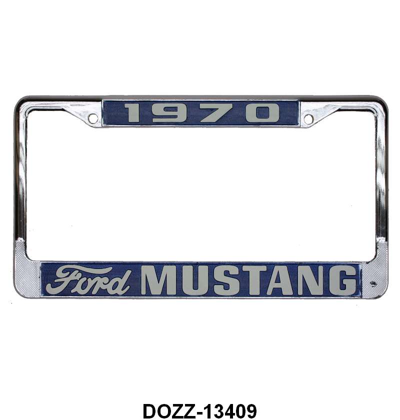 MUSTANG LICENSE PLATE FRAME - 70 MUSTANG