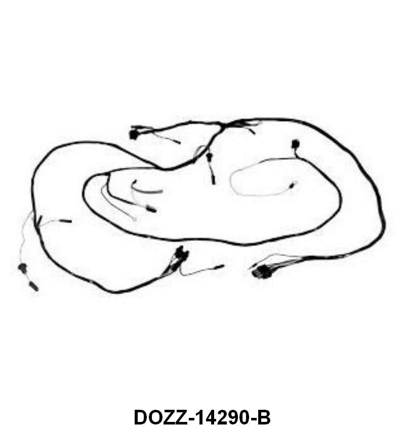 FIREWALL TO HEADLIGHT HARNESS - 70 MUST WITH SPORT LIGHTS