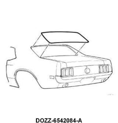 REAR/BACK WINDOW SEAL - 69-70 MUSTANG COUPE