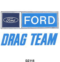 FORD DRAG TEAM DECAL 5"