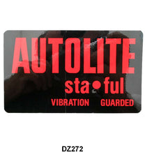 BATTERY DECAL - 60-71 ALL AUTOLITE STA-FUL BATTERY