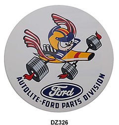 AUTOLITE FORD PARTS DIVISION DECAL