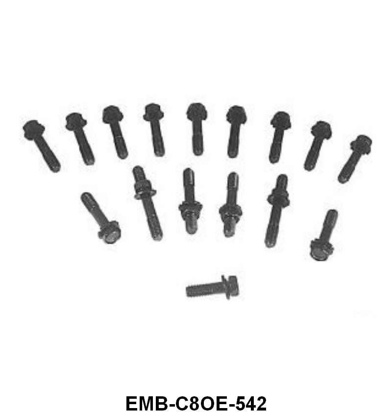 CORRECT STYLE EXHAUST MANIFOLD BOLTS - 68-70 428CJ