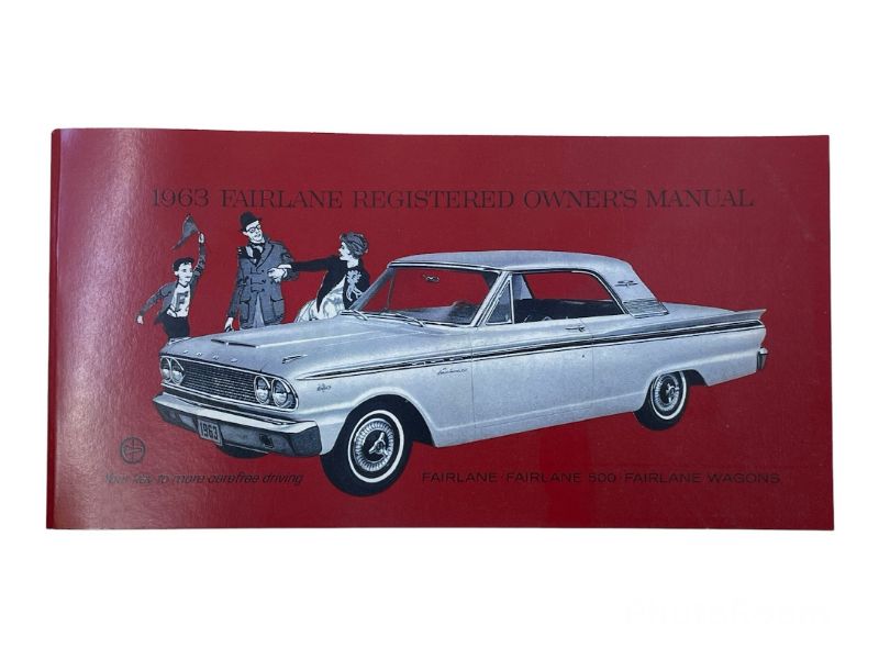 OWNERS MANUAL - 63 FAIRLANE