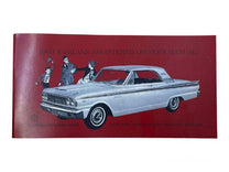 OWNERS MANUAL - 63 FAIRLANE