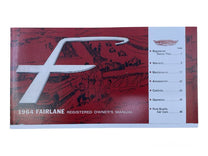 OWNERS MANUAL - 64 FAIRLANE