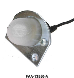 LICENSE PLATE LIGHT ASSEMBLY - 52-54 PASS EXCEPT WAGON