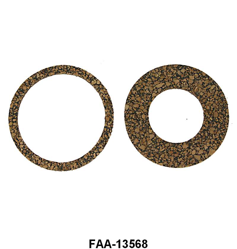 LICENSE PLATE LIGHT LENS GASKETS - 52-58 PASS EX WGN/DLVY 57-63 PU STYLESIDE