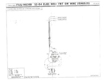 ELECTRIC WINDOW SWITCH WIRE - 52-53 MERCURY, 54 PASS FRONT
