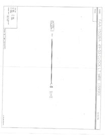 CLOCK LIGHT SOCKET AND WIRE - 49-53 PASS WITH STEM CLOCK
