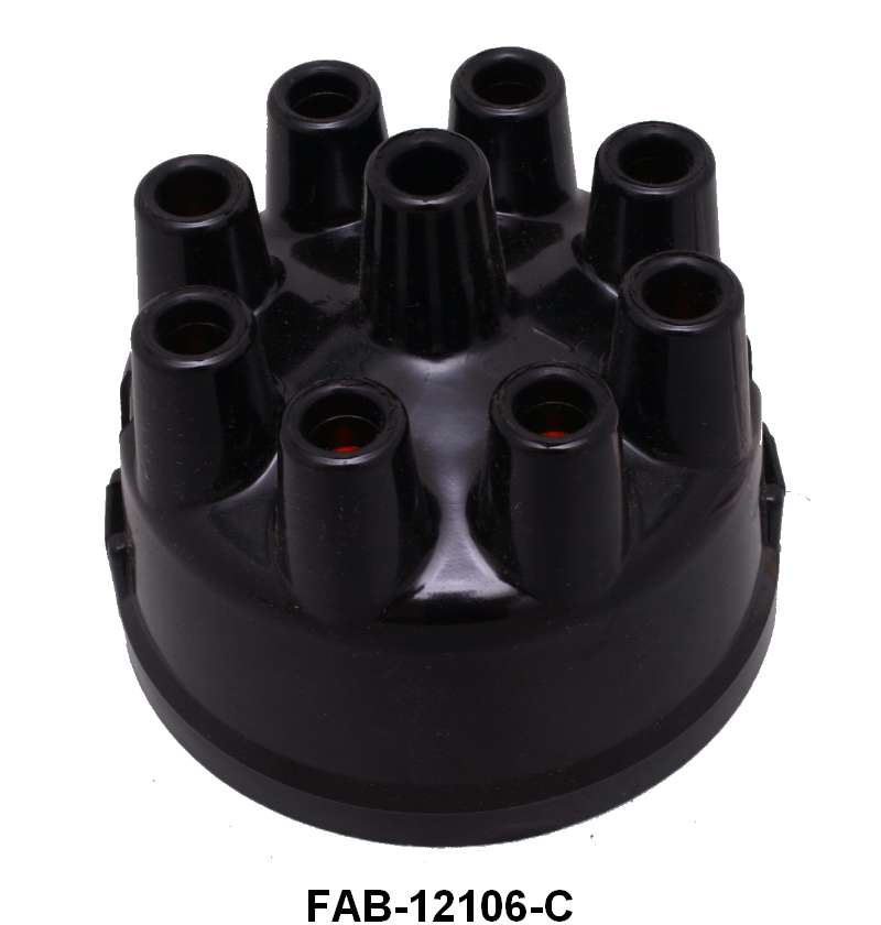 DISTRIBUTOR CAP - 49-56 PASS/MERC/PU V8 WITH BRASS INSERTS