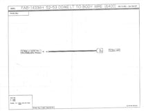 DOME LIGHT TO TAIL LIGHT HARNESS - 52-53 MERCURY 4 DR SEDAN