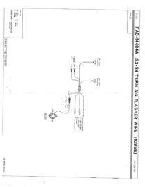 TURN SIGNAL FLASHER HARNESS - 53-54 PASSENGER