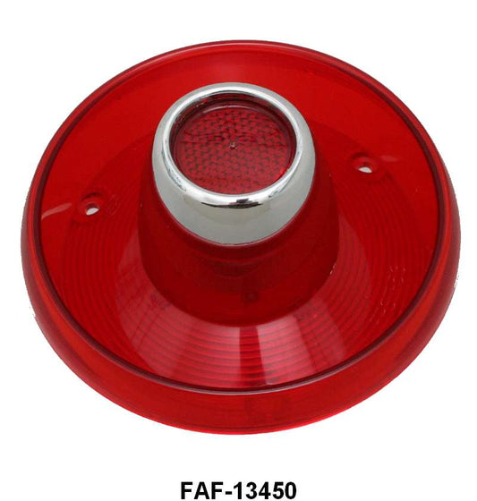 TAIL LIGHT LENS - 53 PASS WITH CHROME SLEEVE