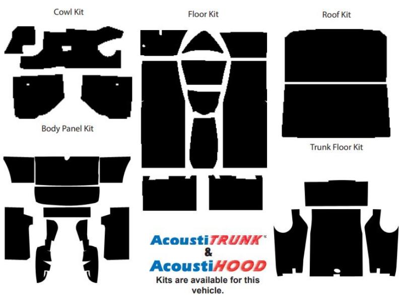 ACOUSTISHIELD INSULATION KIT - 66-71 FAIRLANE/TORINO HARDTOP