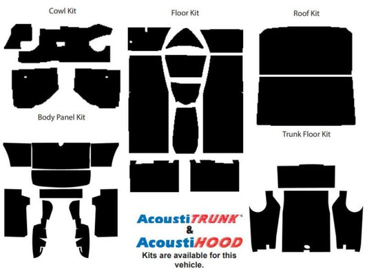 ACOUSTISHIELD INSULATION KIT - 66-71 FAIRLANE/TORINO HARDTOP
