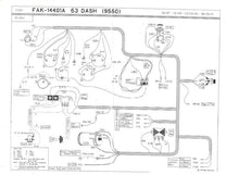 UNDER DASH TO ENGINE WIRES (COWL HARNESS) - 53 PICKUP, V8
