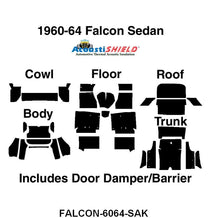 ACOUSTISHIELD INSULATION KIT - 60-65 FALCON SEDAN