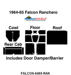 ACOUSTISHIELD INSULATION KIT - 64-65 RANCHERO