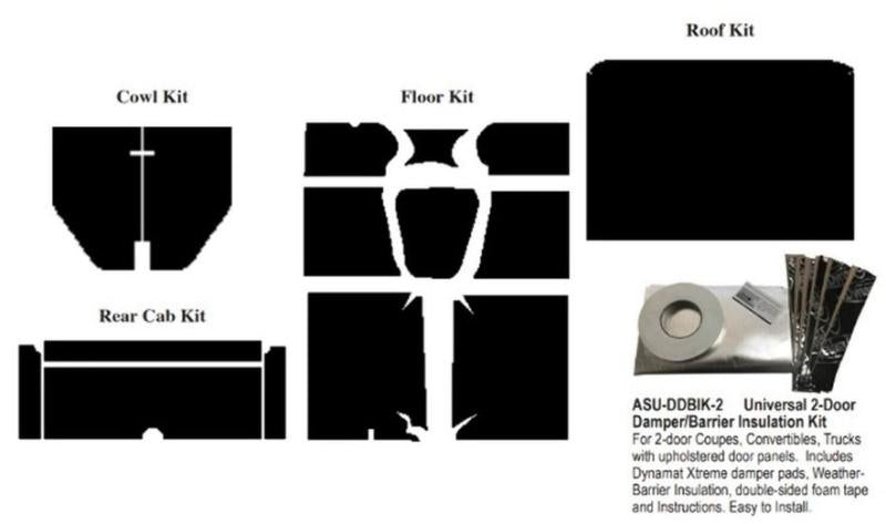 ACOUSTISHIELD INSULATION KIT - 66-67 RANCHERO