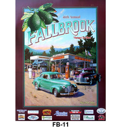 FALLBROOK CAR SHOW POSTER - 2011 FALLBROOK