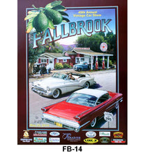 FALLBROOK CAR SHOW POSTER - 2014 FALLBROOK