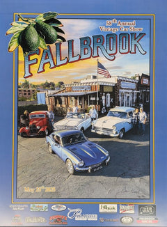 FALLBROOK CAR SHOW POSTER - 2025 FALLBROOK