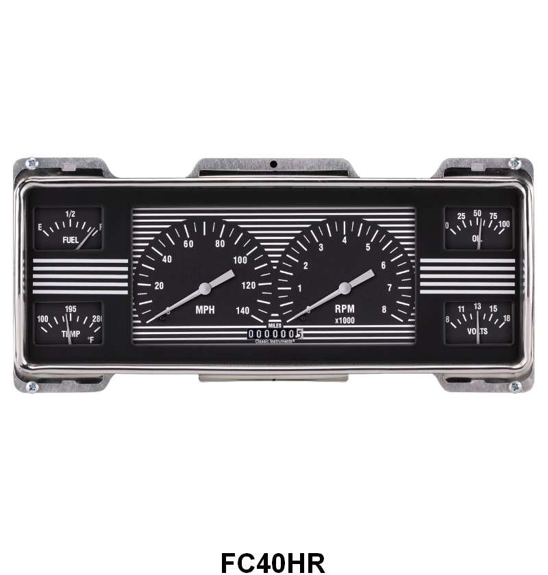 CLASSIC INSTRUMENTS 1940 DIRECT FIT GAUGES - "HOTROD SERIES"