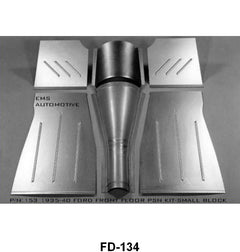 STREET ROD FRONT FLOOR KIT - 35-40 PASSENGER USE WITH 3