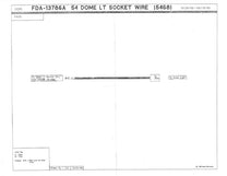 DOME LIGHT SOCKET WITH WIRE - 54 PASS EXCEPT HARDTOP