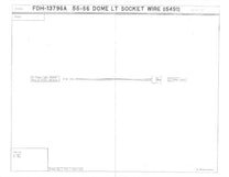 DOME LIGHT SOCKET WITH WIRE - 55-56 PASSENGER