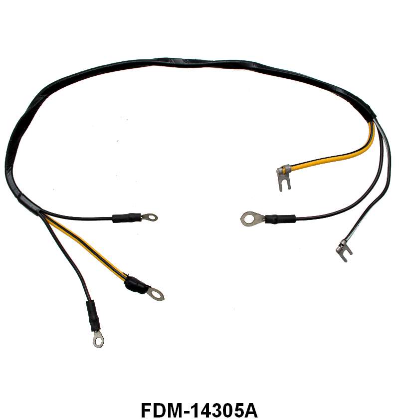 GENERATOR TO VOLTAGE REGULATOR WIRE - 54-55 PICKUP V8 W/PVC WIRE