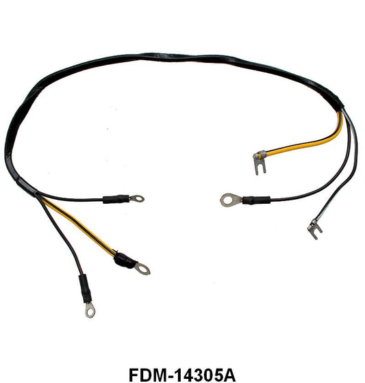 GENERATOR TO VOLTAGE REGULATOR WIRE - 54-55 PICKUP V8 W/PVC WIRE