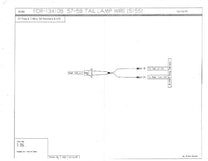 TAIL LIGHT SOCKET WITH WIRES - 57 ALL PASS, 57-58 RANCHERO/WAGON