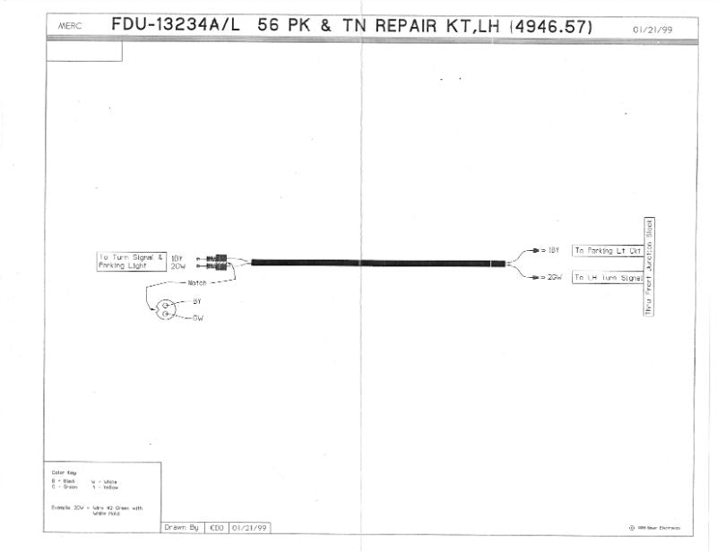 PARK LIGHT SOCKET WIRING - 56 MERCURY LEFT HAND