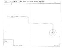 FUEL TANK SENDING UNIT WIRE - 56 F-100 110"