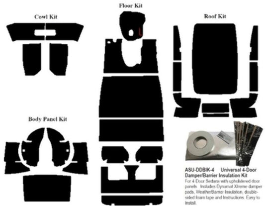 ACOUSTISHIELD INSULATION KIT - 32 FORDOR SEDAN